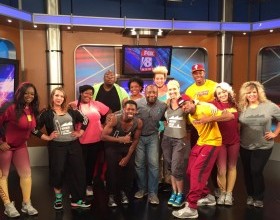 TMF on Kickin' it with Kenny with the Cavs Scream team FOX 8