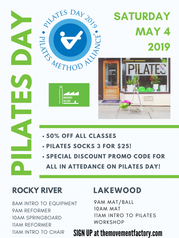 Pilates Day Event: Pilates Mat/Ball