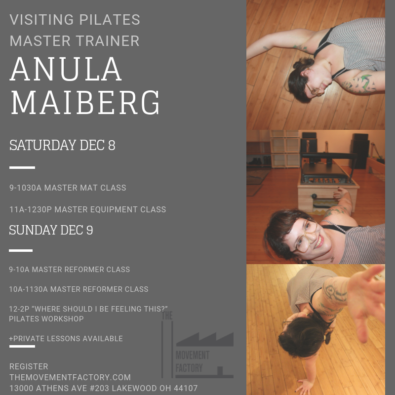 Anula Maiberg: Master Reformer Pilates Class