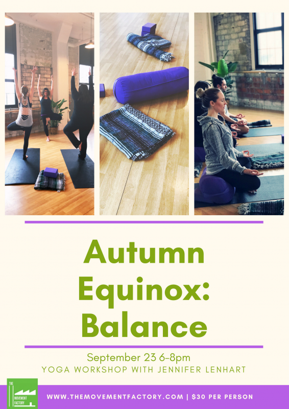 Autumn Equinox: Balance Yoga Workshop