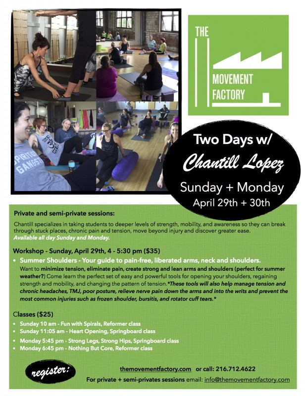 Pilates Workshop: Summer Shoulders